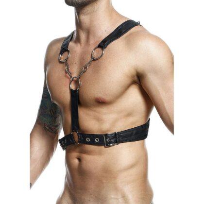 MOB - DNGEON CROSSED BLACK CHAIN HARNESS TAMANHO ÚNICO