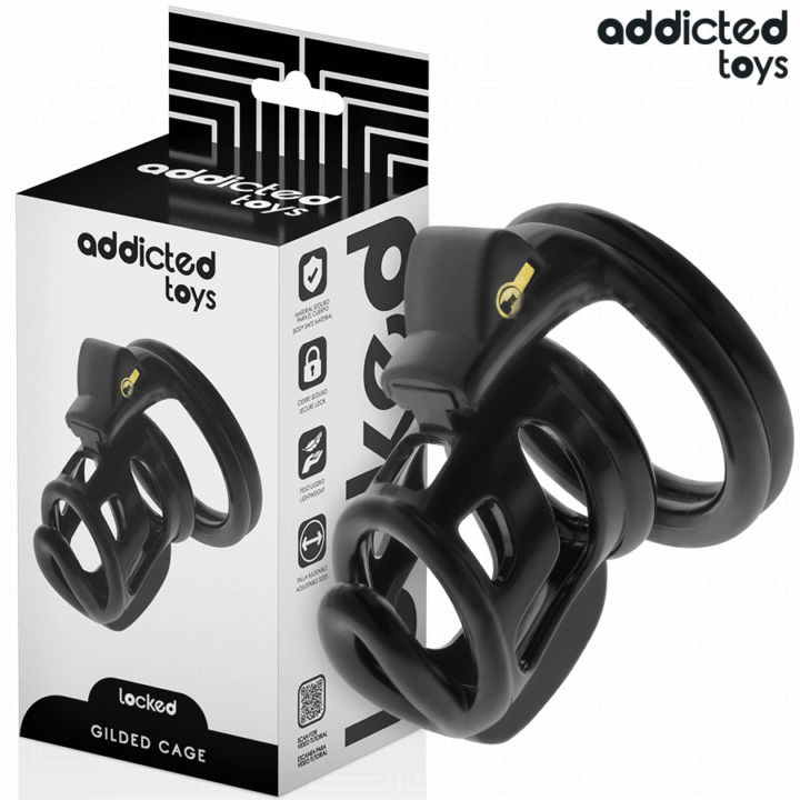 ADDICTED TOYS LOCKED - GAIOLA GILDEN GAIOLA PARA PÊNIS 8,5 CM
