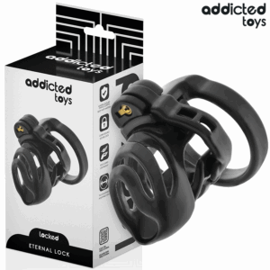 ADDICTED TOYS LOCKED - GAIOLA PARA PÊNIS COM TRAVA ETERNA 9 CM