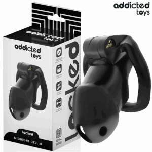 ADDICTED TOYS LOCKED - GAIOLA PENIANA MINDNIGHT CELL, TAMANHO M
