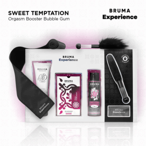 BRUMA XPERIENCE - KIT DE CHICLETE TENTAÇÃO COM POTENCIALIZADOR DE ORGASMO