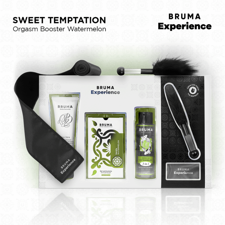 BRUMA XPERIENCE - KIT TENTAÇÃO DE MELANCIA DOCE COM POTENCIALIZADOR DE ORGASMO