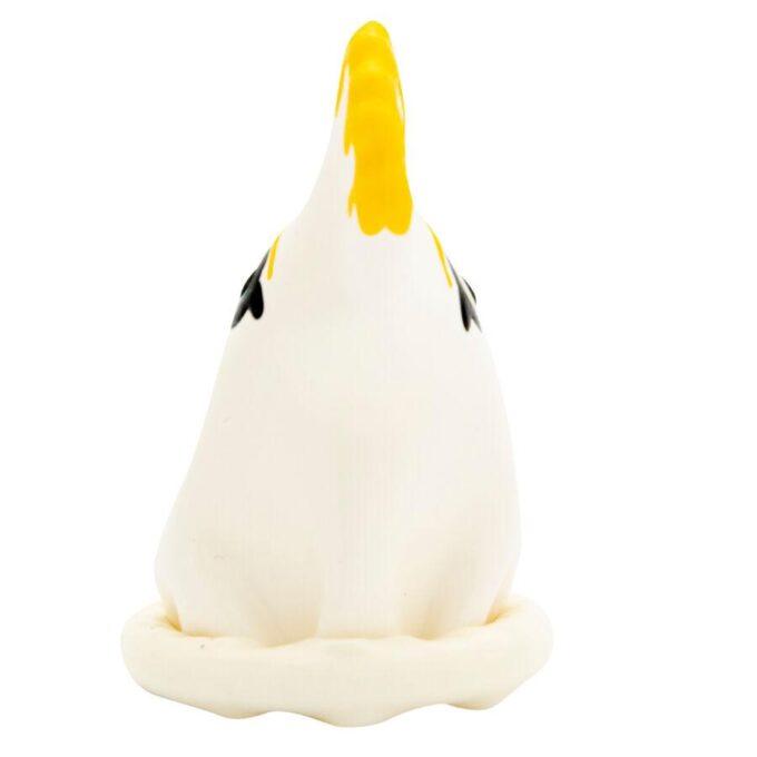CONDOMERIE - PRESERVATIVOS NOVIDADES PINTADOS À MÃO PAPAGAIO BRANCO