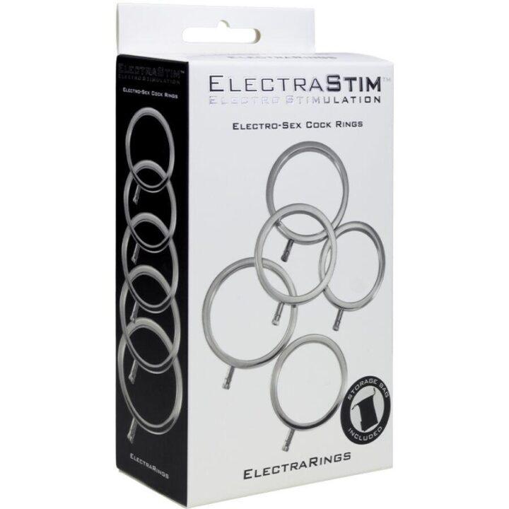 ELECTRASTIM - ANÉIS DE METAL ELECTRARINGS PACOTE COM 5