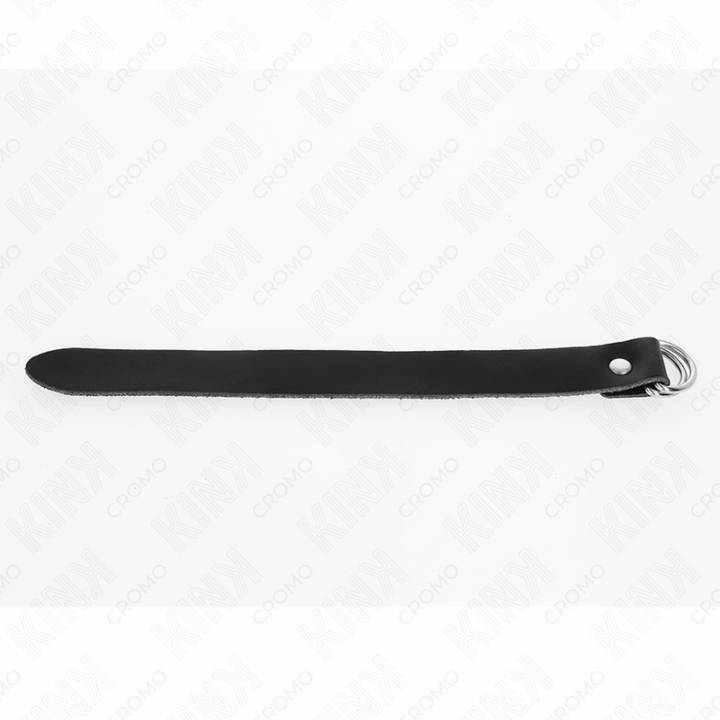 KINK - ANEL DE COURO PARA PÊNIS COM FECHO DE PRESSÃO 22 X 2 CM