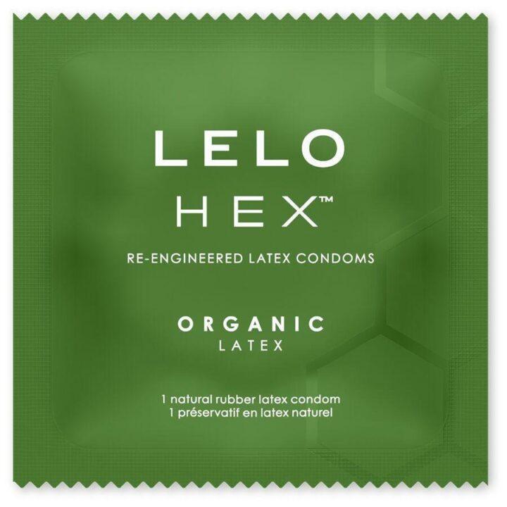 LELO - CAIXA DE PRESERVATIVOS ORGÂNICOS HEX 36 UNIDADES
