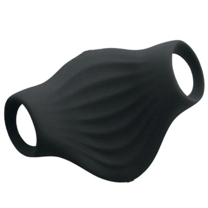 ROCKS-OFF - MASTURBADOR VIBRADOR FLEXÍVEL PALM BLACK