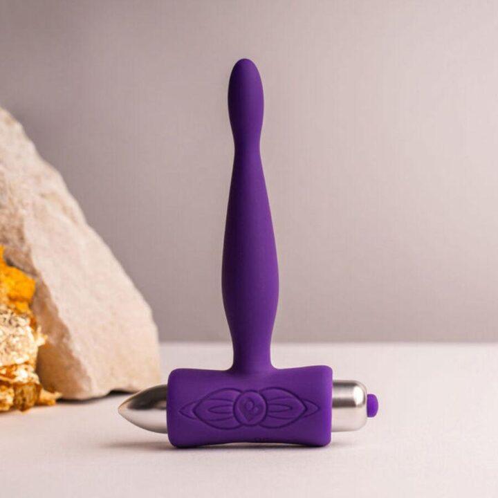 ROCKS-OFF - PETITE SENSATIONS TEAZER PLUG ANAL VIBRADOR ROXO