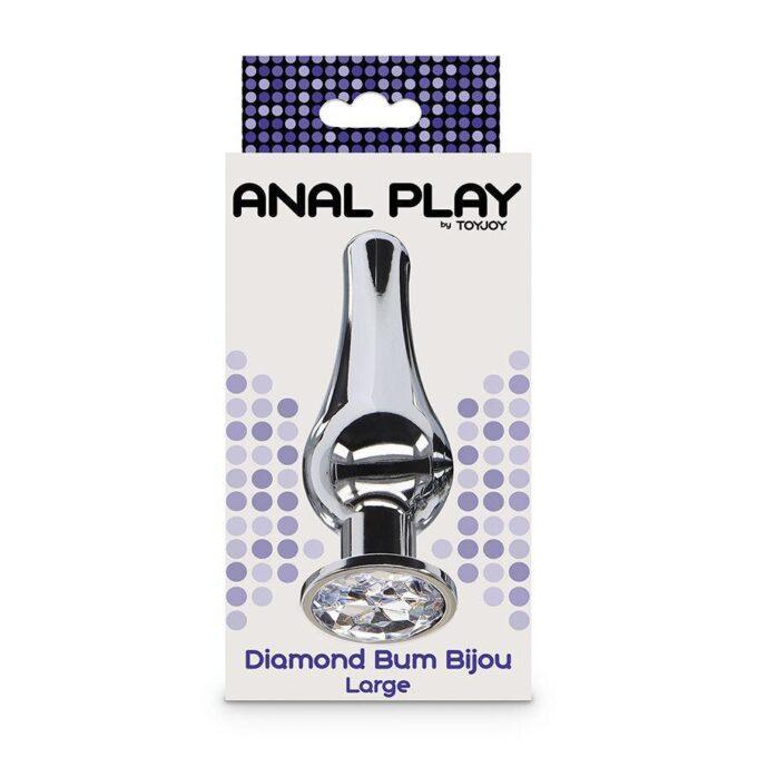 TOYJOY - ANAL PLAY DIAMANTE BUM BIJOU PLUG ANAL GRANDE