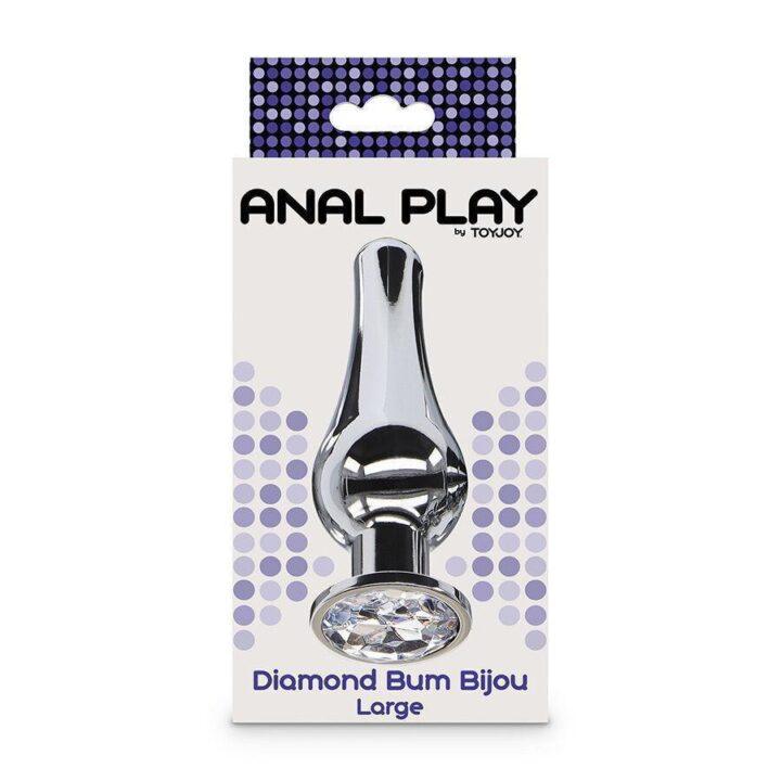TOYJOY - ANAL PLAY DIAMANTE BUM BIJOU PLUG ANAL GRANDE