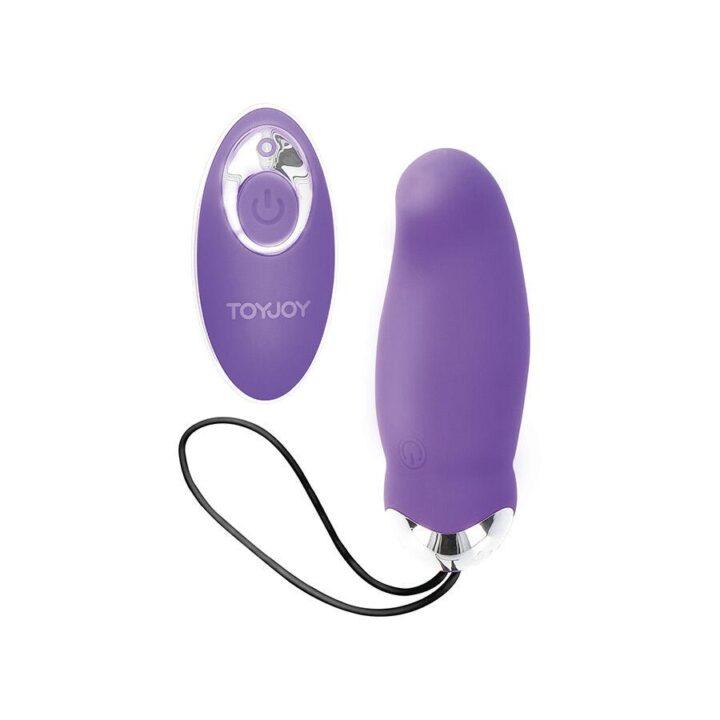 TOYJOY - FELICIDADE MEU ORGASMO EGGSPLODE VIBRADOR ROXO CONTROLE REMOTO