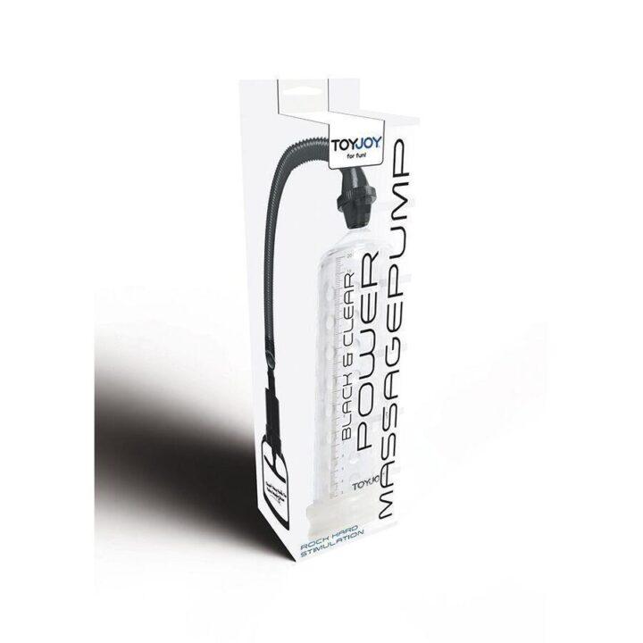 TOYJOY - BOMBA DE MASSAGEM PODEROSA COM MANGA TRANSPARENTE