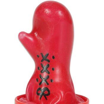 CONDOMERIE - LUVA DE BOXE COM PRESERVATIVOS NOVIDADES PINTADOS À MÃO