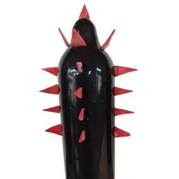 CONDOMERIE - PRESERVATIVOS NOVIDADES PINTADOS À MÃO BLACK CACTUS XL