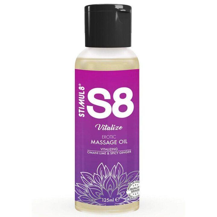 STIMUL8 - S8 ÓLEO DE MASSAGEM DE LIMÃO VITALIZE 125 ML