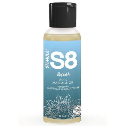 STIMUL8 - S8 REFRESH ÓLEO DE MASSAGEM DE ALGODÃO 125 ML