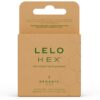 LELO - HEX ORGANIC CONDOM BOX 3 UNITS