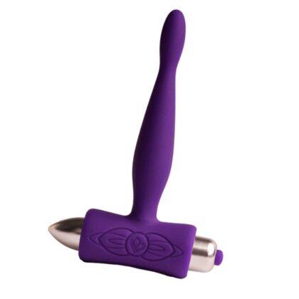 ROCKS-OFF - PETITE SENSATIONS TEAZER PLUG ANAL VIBRADOR ROXO