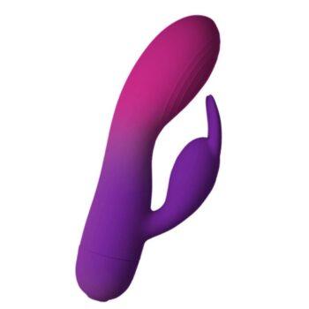 ROCKS-OFF - VIBRADOR GLO-GIRL PURPLE RABBIT