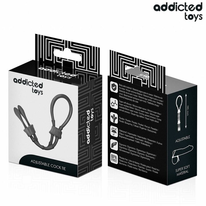 ADDICTED TOYS - CORDA DE SILICONE AJUSTÁVEL PARA O PÊNIS