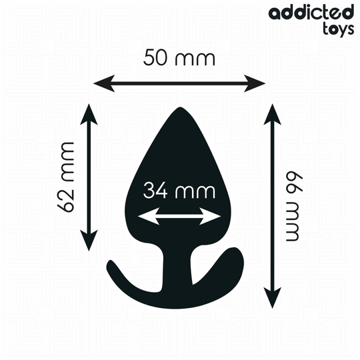 ADDICTED TOYS - PLUG ANAL TAMANHO M 6,6 CM