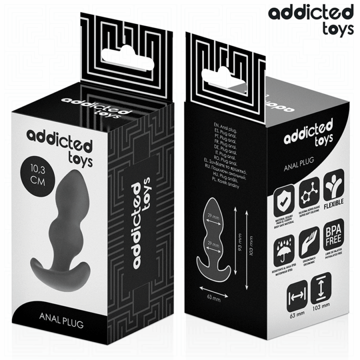 ADDICTED TOYS - PLUG ANAL TAMANHO S 10,3 CM