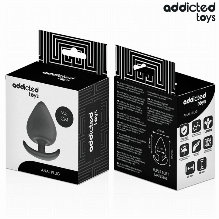 ADDICTED TOYS - PLUG ANAL TAMANHO XL 9.5 CM