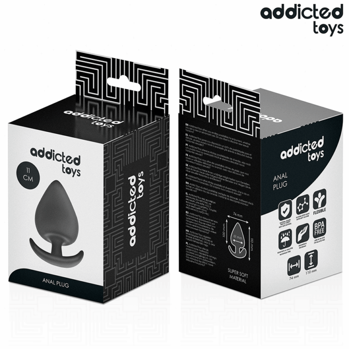 ADDICTED TOYS - PLUG ANAL TAMANHO XXL 11 CM