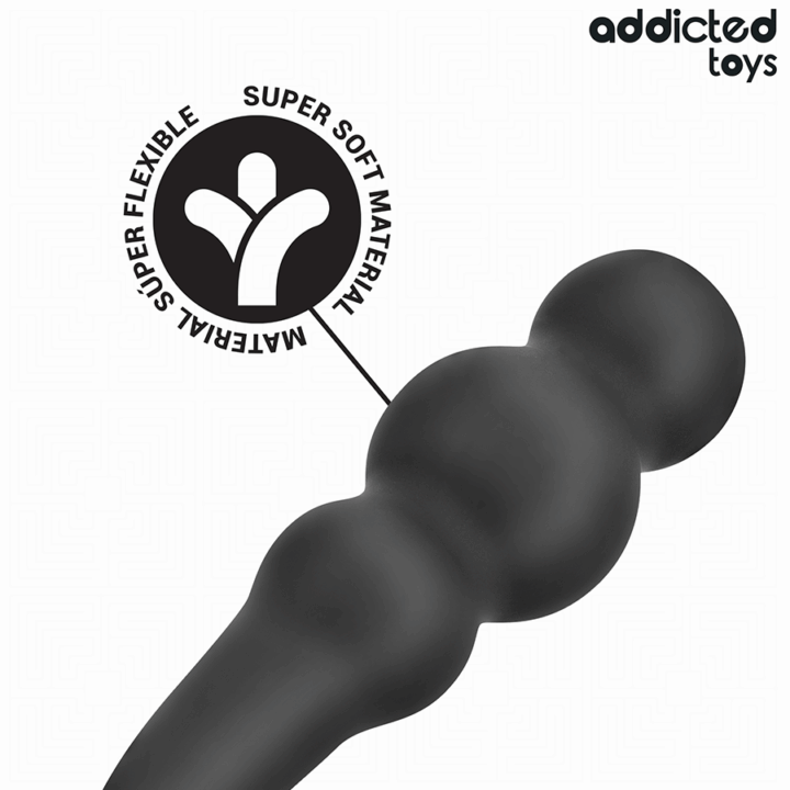 ADDICTED TOYS - PLUG ANAL COM ANEL MODELO 1