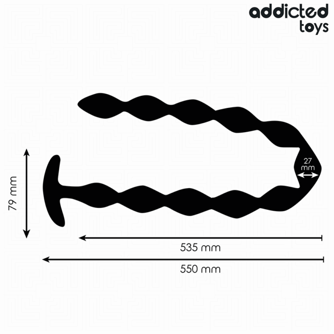 ADDICTED TOYS - PLUG ANAL EXTRA LONGO