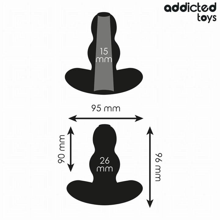 ADDICTED TOYS - PLUG ANAL OCO TAMANHO M 9,6 CM