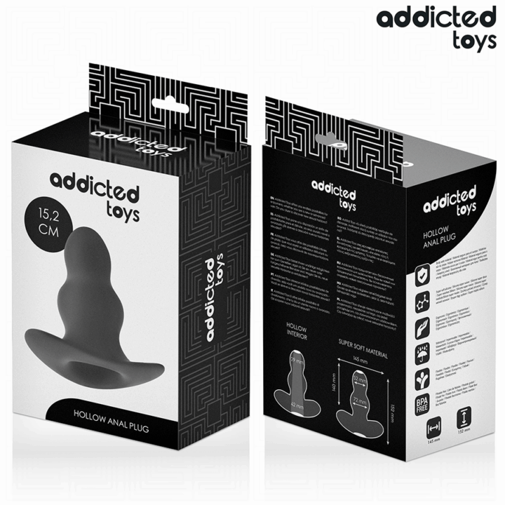ADDICTED TOYS - PLUG ANAL OCO TAMANHO XXL 15,2 CM