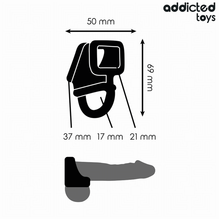 ADDICTED TOYS - ANEL DE GAIOLA PARA PÊNIS