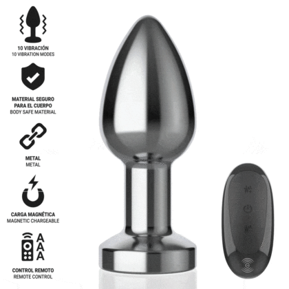 INTENSE-ANAL-TOYS-INTENSE-ANAL-PLUG-10-VIBRATIONS-METAL-WITH-REMOTE-CONTROL-M-1