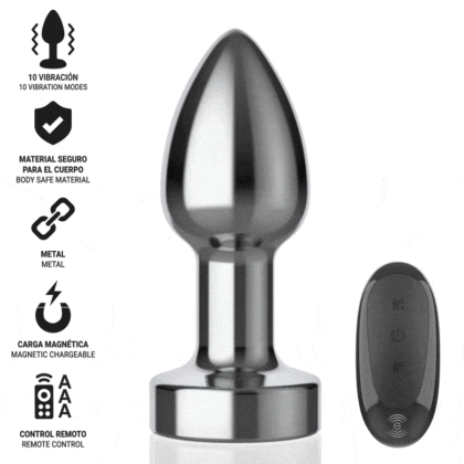 INTENSE-ANAL-TOYS-INTENSE-ANAL-PLUG-10-VIBRATIONS-METAL-WITH-REMOTE-CONTROL-S-1