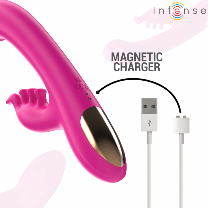 INTENSE - CHRISTINA MULTIFUNCIONAL RABBIT VIBRADOR 22,5 CM ROSA