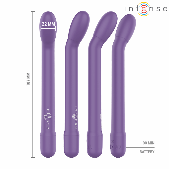 INTENSE - ESTIMULADOR DE PONTO G RECARREGÁVEL KARLIE ROXO