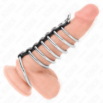 KINK-RING-POWER-KINK-7-METAL-PENIS-RINGS-3.2-CM-TO-5-CM-CONNECTED-BY-LEATHER-1