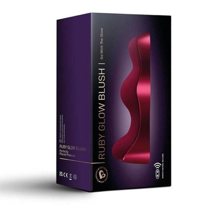 ROCKS-OFF - VIBRADOR PONTO G RUBY GLOW BLUSH VERMELHO