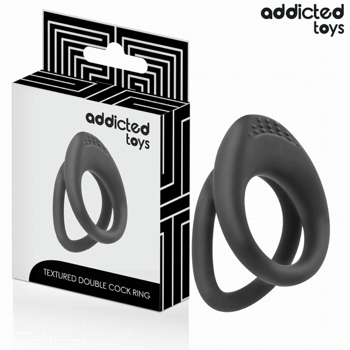 ADDICTED TOYS - ANEL DE PÊNIS COM DUPLA TEXTURA
