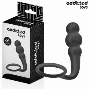 ADDICTED TOYS - PLUG ANAL COM ANEL MODELO 1