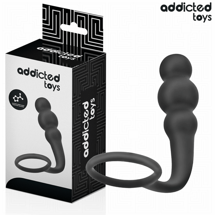 ADDICTED TOYS - PLUG ANAL COM ANEL MODELO 1