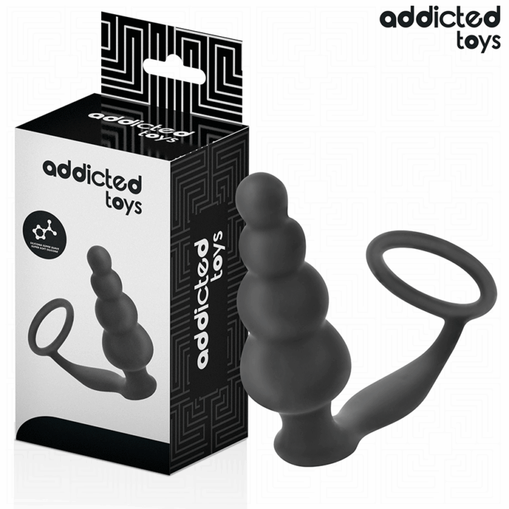 ADDICTED TOYS - PLUG ANAL COM ANEL MODELO 5