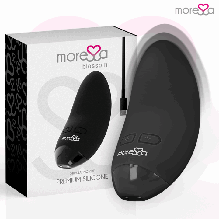 MORESSA - VIBRADOR BLOSSOM PRETO