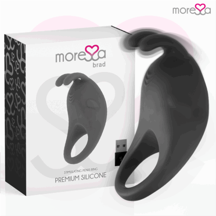 MORESSA - BRAD PREMIUM SILICONE RECARREGVEL PRETO