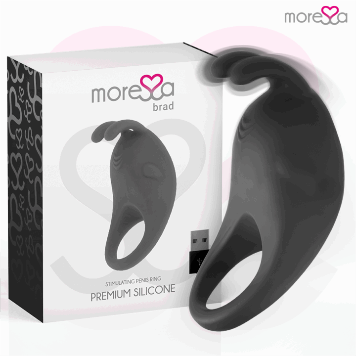 MORESSA - BRAD PREMIUM SILICONE RECARREGVEL PRETO