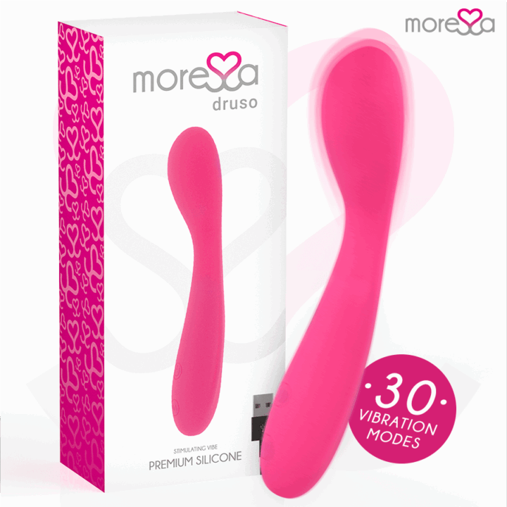 MORESSA - DRUSO PREMIUM SILICONE RECARREGVEL