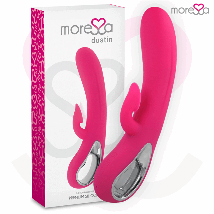 MORESSA - DUSTIN SUCÇÃO CLITÓRICA E VIBRAÇÃO PODEROSA SILICONE PREMIUM RECARREGÁVEL