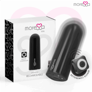MORESSA - NIX VIBRADOR CONTROLE REMOTO PRETO