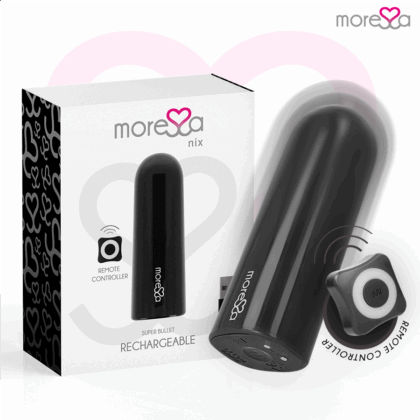 MORESSA - NIX VIBRADOR CONTROLE REMOTO PRETO